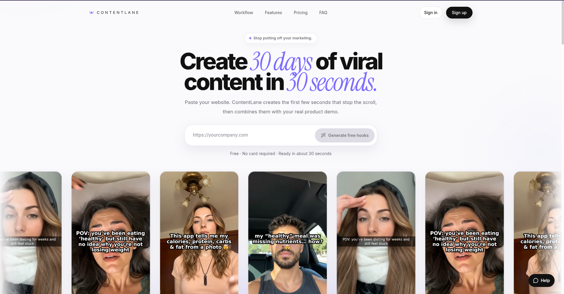 ContentLane website preview